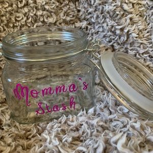 Cute Storage Jar “Momma’s Stash”